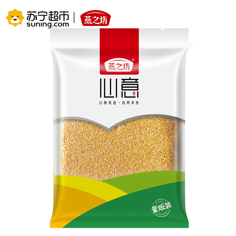 燕之坊 小玉米渣 心意系列 玉米 五谷杂粮 1kg 量贩装(真空包装)