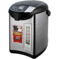 虎牌(tiger)电热水瓶电水壶智能速热开水日本原装进口保温瓶PDU-A40C 4L 黑色