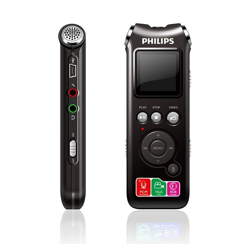 福正(FUZHENG) 飞利浦（PHILIPS） VTR8000 8GB 集成摄像头录音笔