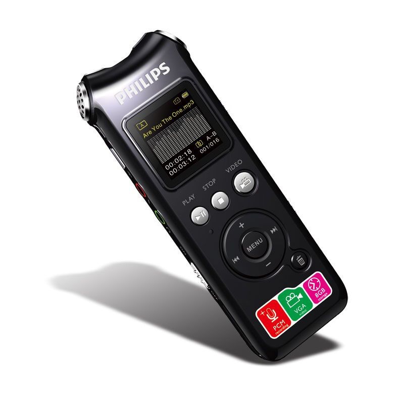 福正(FUZHENG) 飞利浦（PHILIPS） VTR8000 8GB 集成摄像头录音笔