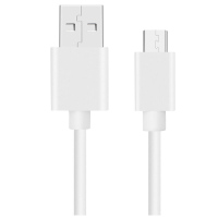 ESCASE 安卓数据线 手机快充充电器线 Micro USB电源线 2米 白色 适于三星/小米/魅族/华为/VIVO