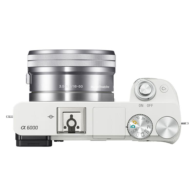 索尼(SONY)ILCE-6000L/W 微单数码相机标准套装 白色(约2430万有效像素 16-50mm镜头)图片