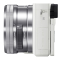 索尼(SONY)ILCE-6000L/W 微单数码相机标准套装 白色(约2430万有效像素 16-50mm镜头)
