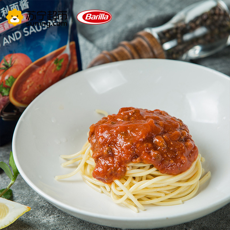 Barilla百味来 国产蕃茄香肠风味意大利面酱 其他意面酱袋装250g
