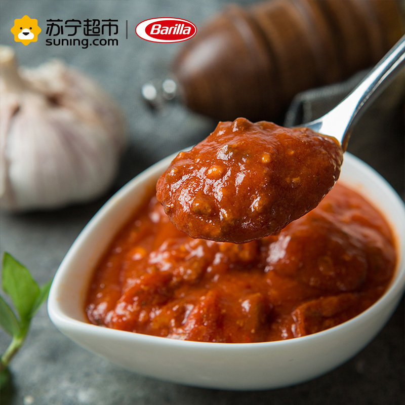 Barilla百味来 国产蕃茄香肠风味意大利面酱 其他意面酱袋装250g