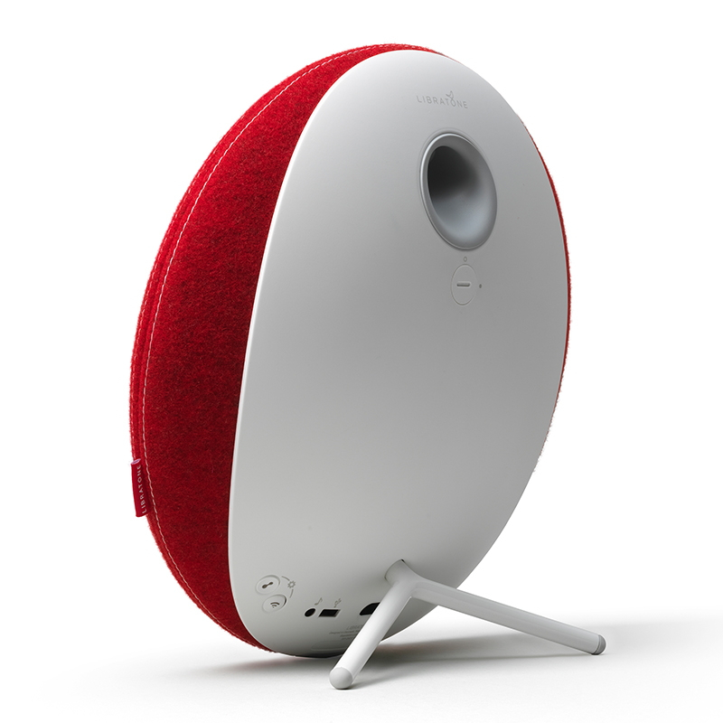 Libratone(小鸟音响)LOOP 无线音箱/智能音响/WIFI音箱/家用电视音响 莓红色