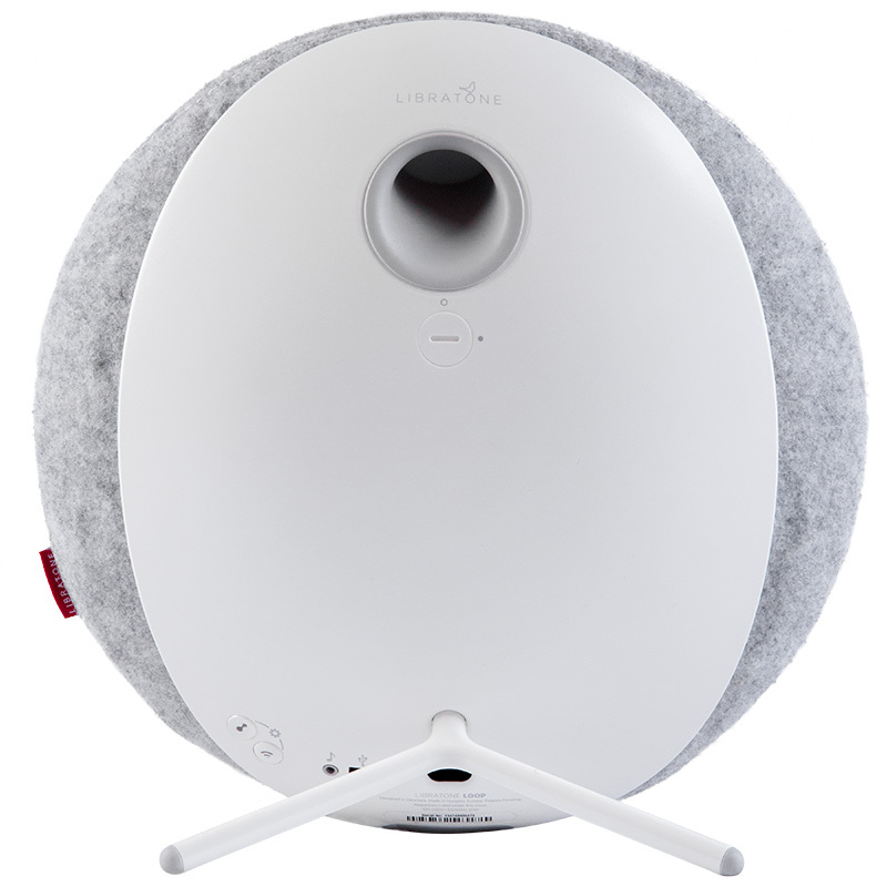 Libratone(小鸟音响)LOOP 无线音箱/智能音响/WIFI音箱/家用电视音响 盐灰色
