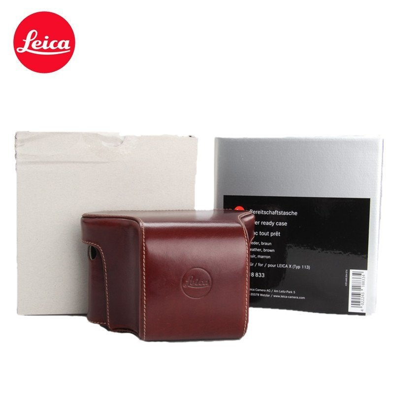 Leica/徕卡 X相机标准全包 X113相机包 全牛皮 深棕色 18833