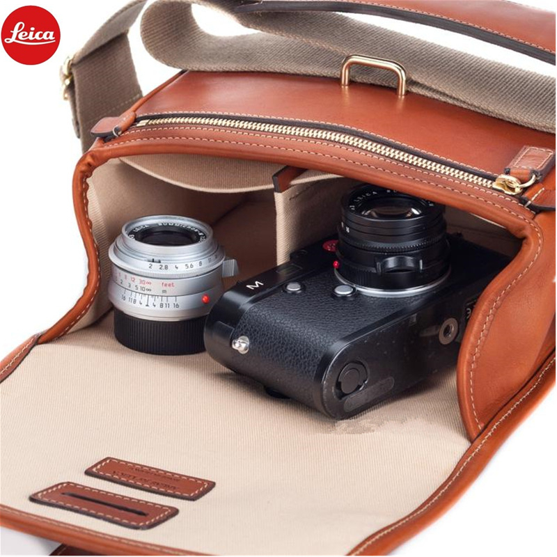 徕卡(Leica) 系统包 aneas牛皮手工摄影包 S小号 （棕色）18795