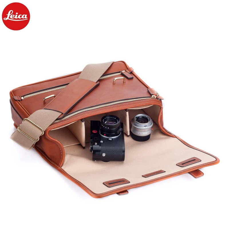 徕卡(Leica) 系统包 aneas牛皮手工摄影包 M小号 (棕色)18796