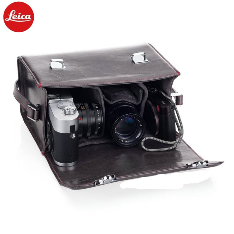 徕卡(Leica)T M Q M240 适用 斜跨便携式相机包 真皮防水相机包 18761高清大图