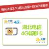 武汉电信4G畅聊卡(激活到账100元,每月2.1G省内流量+100分钟全国通话)