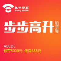 【互联新年步步高】尾号ABCDE靓号（联通制式）