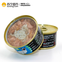 Sea Kingdom猫罐头泰国进口皇室猫用白身吞拿鱼鲜香鲷鱼罐头85g猫零食猫湿粮拌饭营养食品