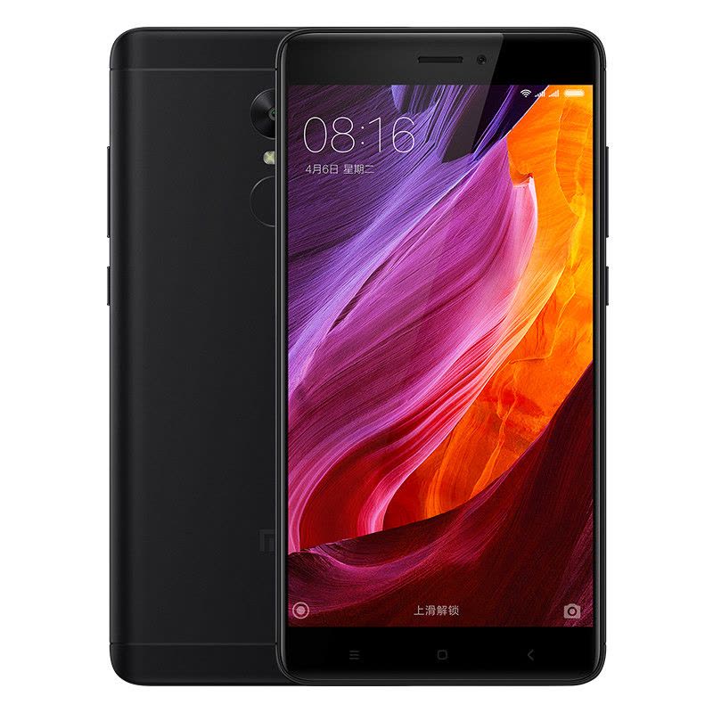 [6期免息]Xiaomi/小米 红米手机Note4X 3GB+32GB 磨砂黑 移动联通电信4G智能手机图片