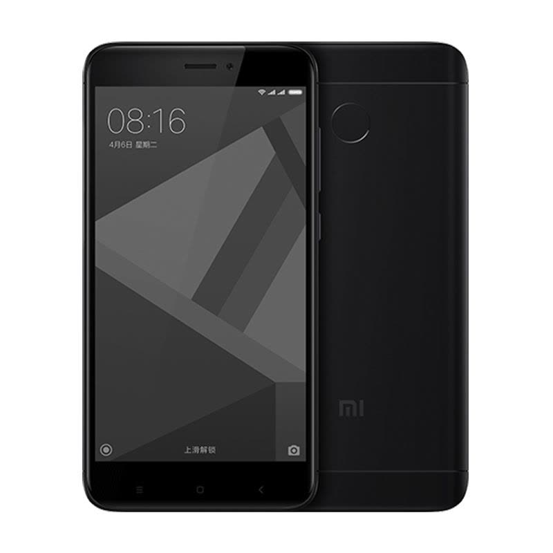 Xiaomi/小米 红米手机4X 3GB+32GB 磨砂黑 高配版 移动联通电信4G智能手机图片