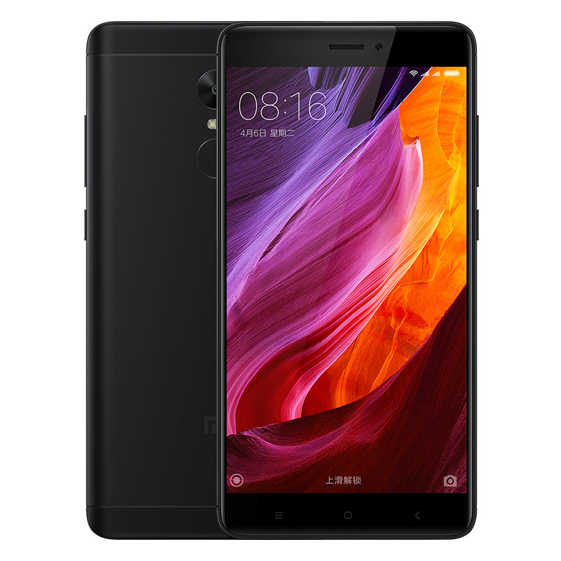 Xiaomi/小米 红米手机Note4X 4GB+64GB 磨砂黑 移动联通电信4G智能手机高清大图