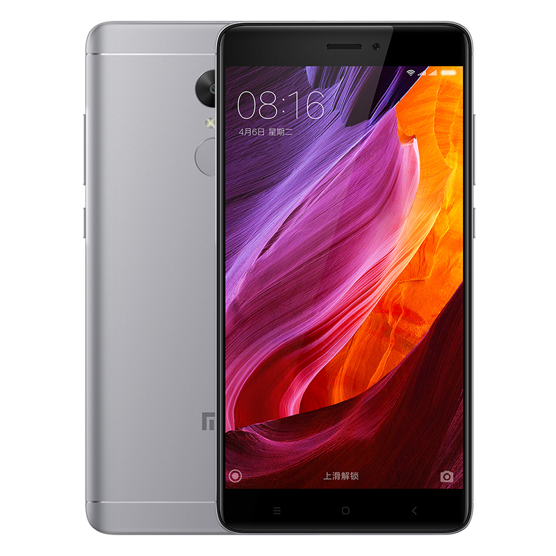 Xiaomi/小米 红米手机Note4X 4GB+64GB 磨砂黑 移动联通电信4G智能手机高清大图