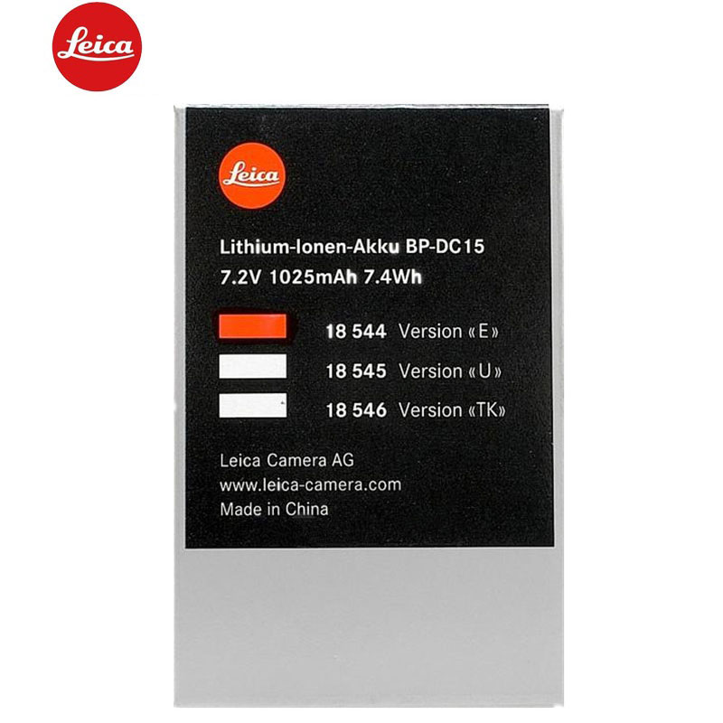 Leica/徕卡 徕卡D-lux电池7.2V 1025mAh 数码相机电池 锂电池 18544