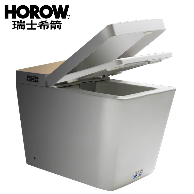 [苏宁自营]HOROW瑞士希箭卫浴即热式智能马桶全自动冲洗烘干遥控坐便器地排300坑距CZNF-8T306