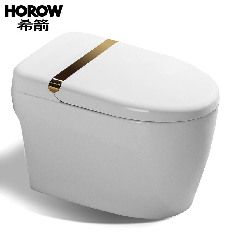 【苏宁自营】HOROW希箭卫浴即热式多功能无水箱智能马桶移动烘干伯爵金