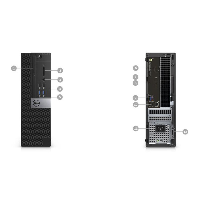 戴尔(Dell)OptiPlex 3046SFF I3-6100 4G 500G DVDRW WIN7家庭版 3年
