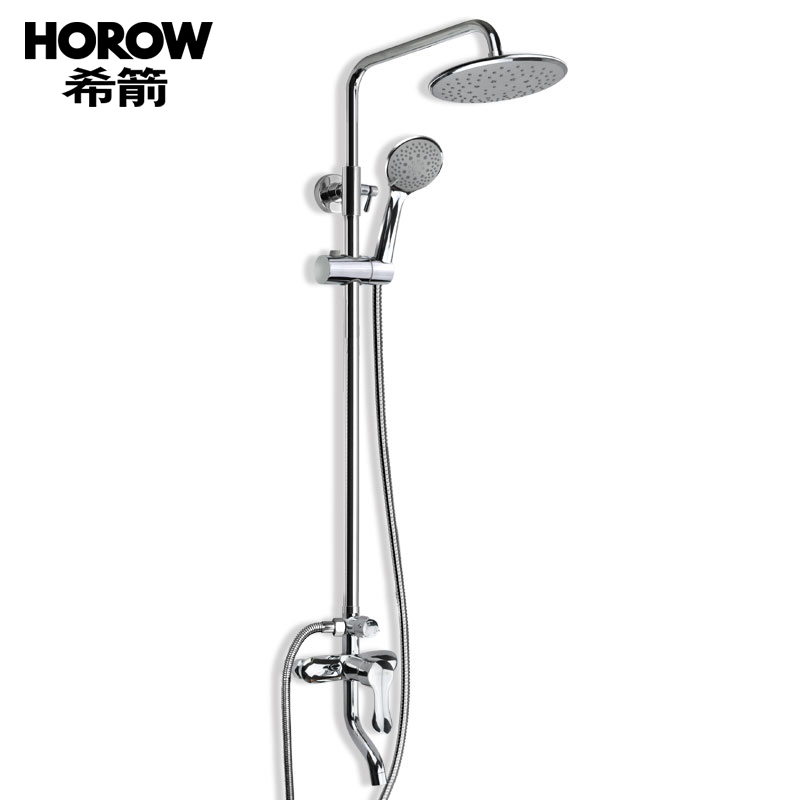 HOROW希箭卫浴淋浴花洒套装挂墙式双出水全铜龙头唐老鸭花洒ZJDTLY-6645