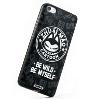 睿量REMAX 小米5手机壳/保护套 拽猫系列IML磨砂卡通防汗软壳 黑夜王子