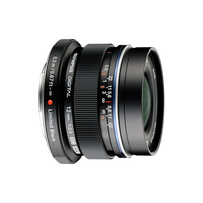 奥林巴斯(OLYMPUS M.ZUIKO DIGITAL ED 12mm f/2.0奥林巴斯卡口广角定焦46mm相机镜头图片