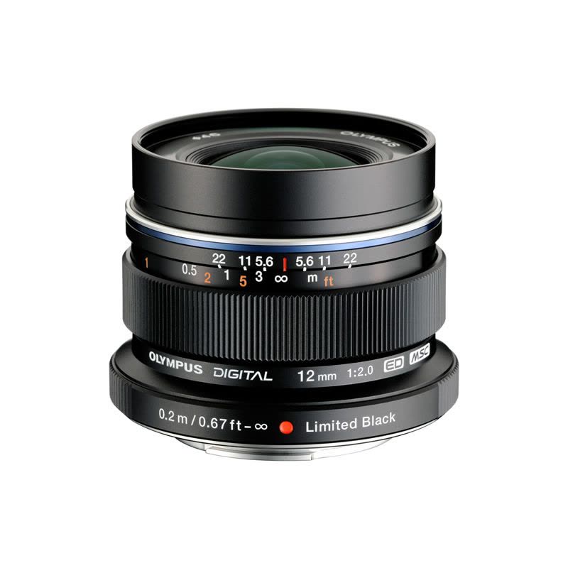 奥林巴斯(OLYMPUS M.ZUIKO DIGITAL ED 12mm f/2.0奥林巴斯卡口广角定焦46mm相机镜头图片