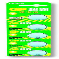 超霸 GP超霸CR2032纽扣锂电池,5粒/卡 GP CR2032