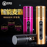 屁颠虫092手机麦克风电脑k歌专用话筒 电容麦克风 主播USB直播录音设备套装送支架 紫色