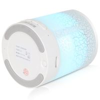 LOYFUN/乐放 A3蓝牙音箱台式电脑音箱手机低音炮插卡发光七彩灯迷你无线小音响白色 【自营】