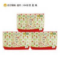귀애랑(贵爱娘)LG SOFY中草药系列卫生巾日用加长25cm*18片*3包组合装 进口 棉柔 姨妈巾