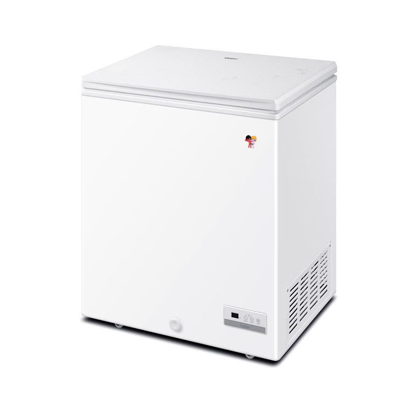 海尔(Haier)BC/BD-142HEF 142升智能家用冰柜 超薄电子温控 电脑控温 冷藏冷冻转换柜 冷柜 节能单温图片
