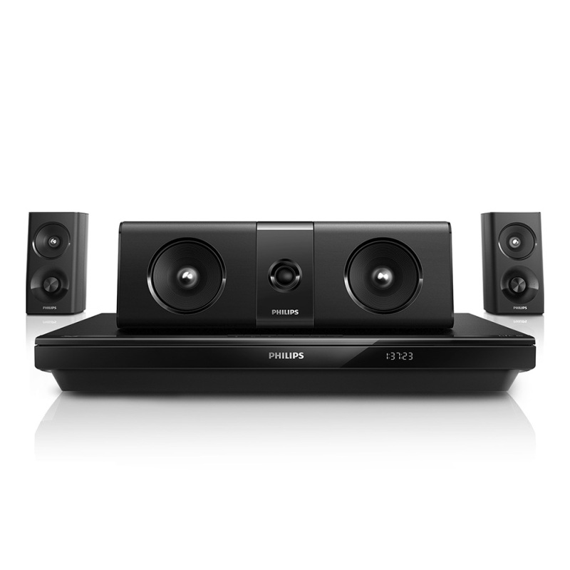 飞利浦(Philips)HTB3550/93音响音箱 家庭影院高清3D蓝光功放 5.1环绕电视音响 无线蓝牙NFC连接