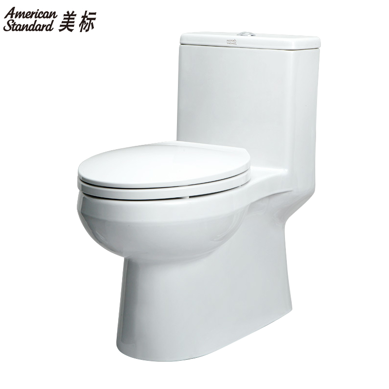 美标卫浴适家4/6L喷射虹吸式连体静音节水抽水马桶坐便器座厕CP-1858/59