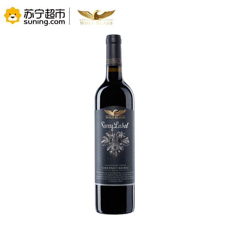 澳洲进口 纷赋灰标赤霞珠设拉子干红葡萄酒 750ml 单支装