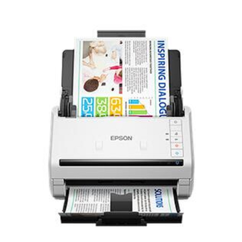 爱普生(EPSON) DS-770 A4幅面高速高清自动双面办公文档馈纸式扫描仪 (白色)