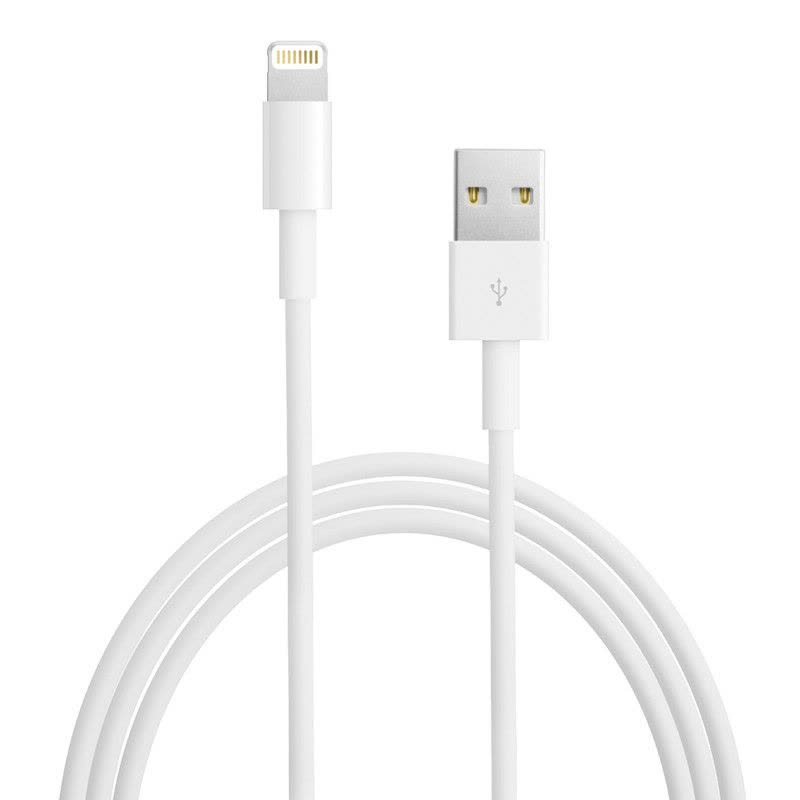 Apple MD818FE/A Lightning to USB 1m 连接线/数据线 白色 配件图片