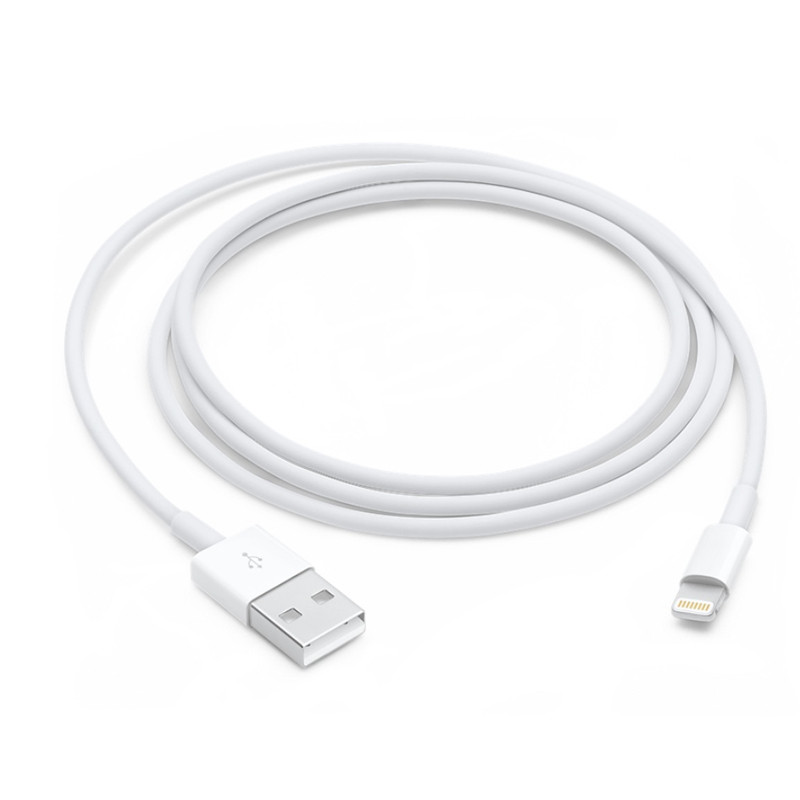 Apple MD818FE/A Lightning to USB 1m 连接线/数据线 白色 配件