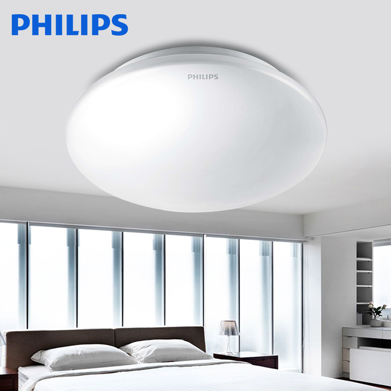 飞利浦(PHILIPS)led吸顶灯圆形卧室灯客厅灯书房阳台厨卫过道灯具灯饰恒飞