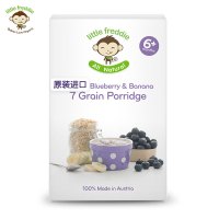 [苏宁自营]little freddie小皮 蓝莓香蕉7种谷物米粉 120g 原装进口宝宝婴儿辅食 适用年龄6个月以上