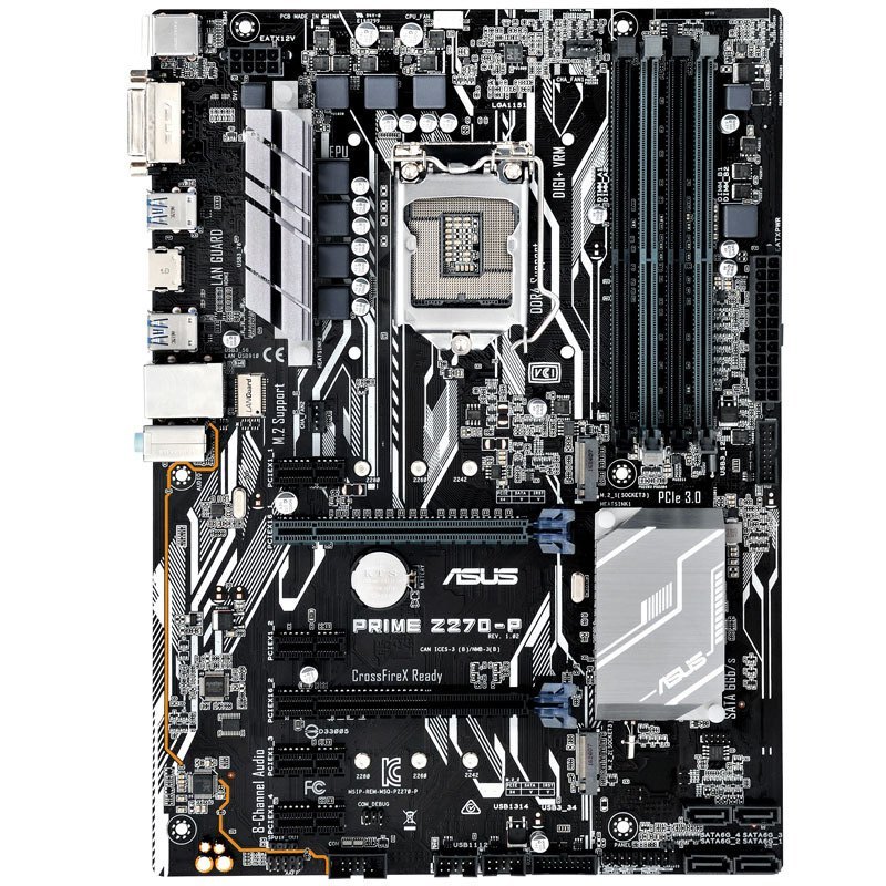 华硕(ASUS)PRIME Z270-P 主板 (Intel Z270/LGA 1151)