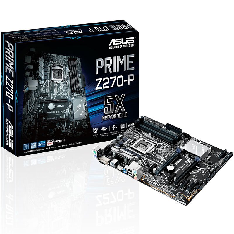 华硕(ASUS)PRIME Z270-P 主板 (Intel Z270/LGA 1151)