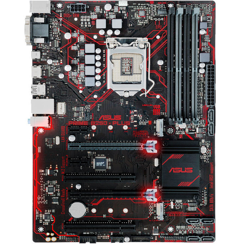 asus华硕b250plusddr4固态台式机电脑游戏主板cpu支持1151针