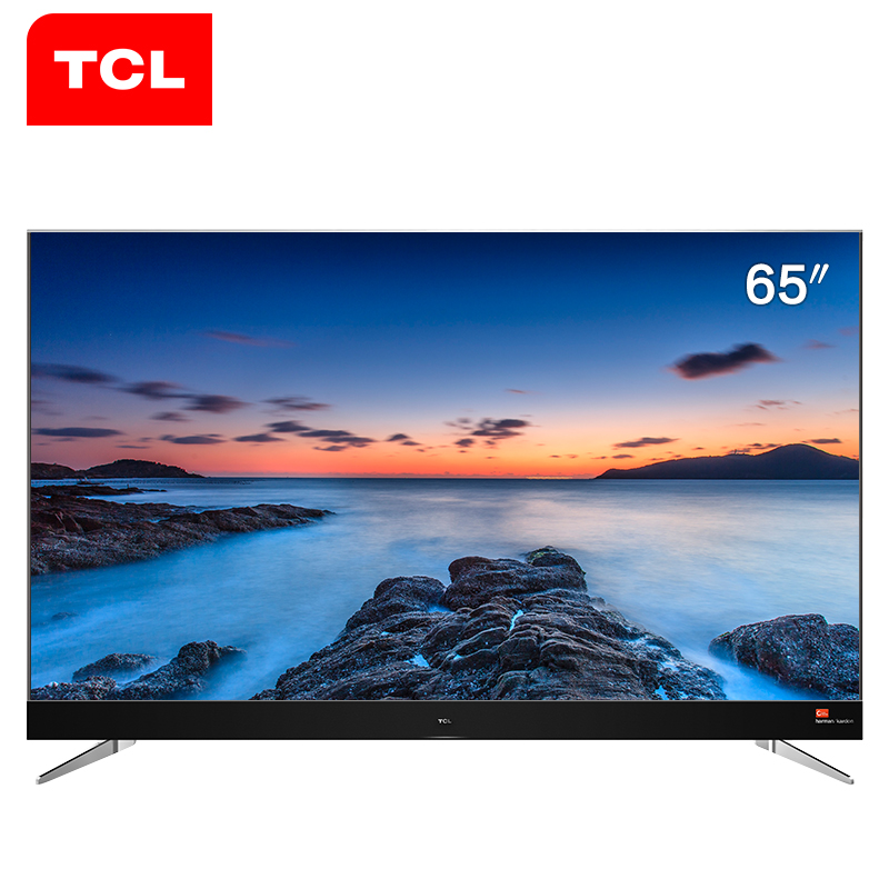 TCL 65C2 65英寸 4K·HDR 哈曼卡顿音响 34核超高清安卓智能LED电视（黑）高清大图