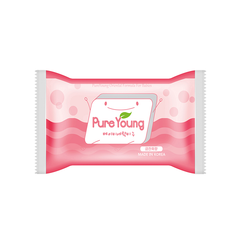 飘漾(Pure Young)婴幼儿洗衣皂 儿童宝宝专用洗衣皂 金盏花香200g单块装 (韩国原装进口)