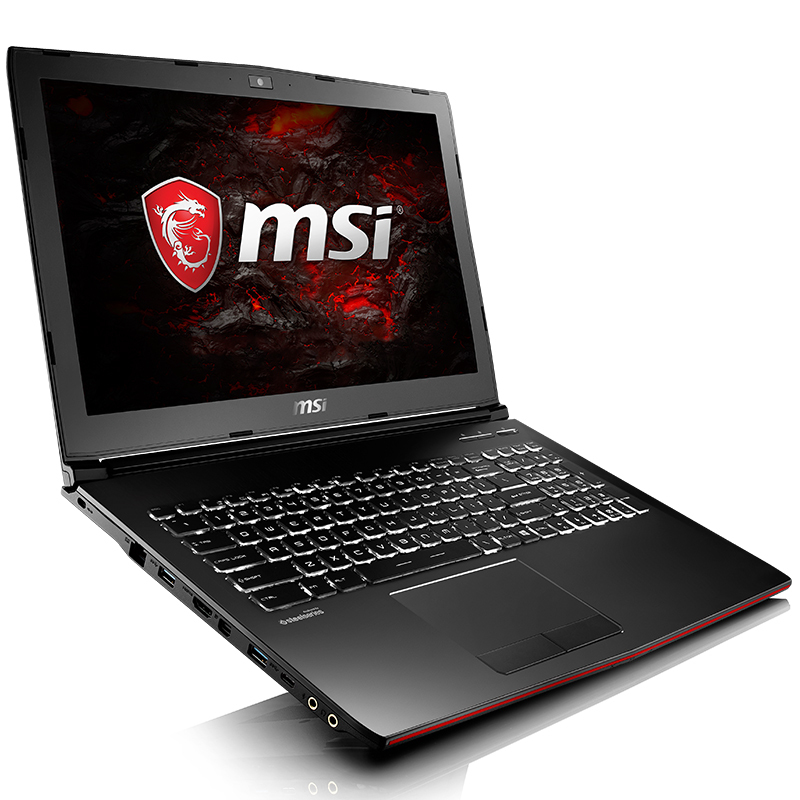 微星(MSI) GP62M 222CN 15.6英寸游戏本笔记本电脑 i7-7700HQ 8G 128GB+1TB