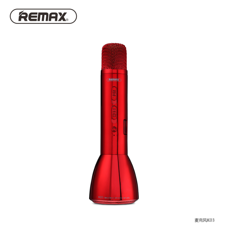 REMAX 麦克风蓝牙音箱 K03(红色Red)